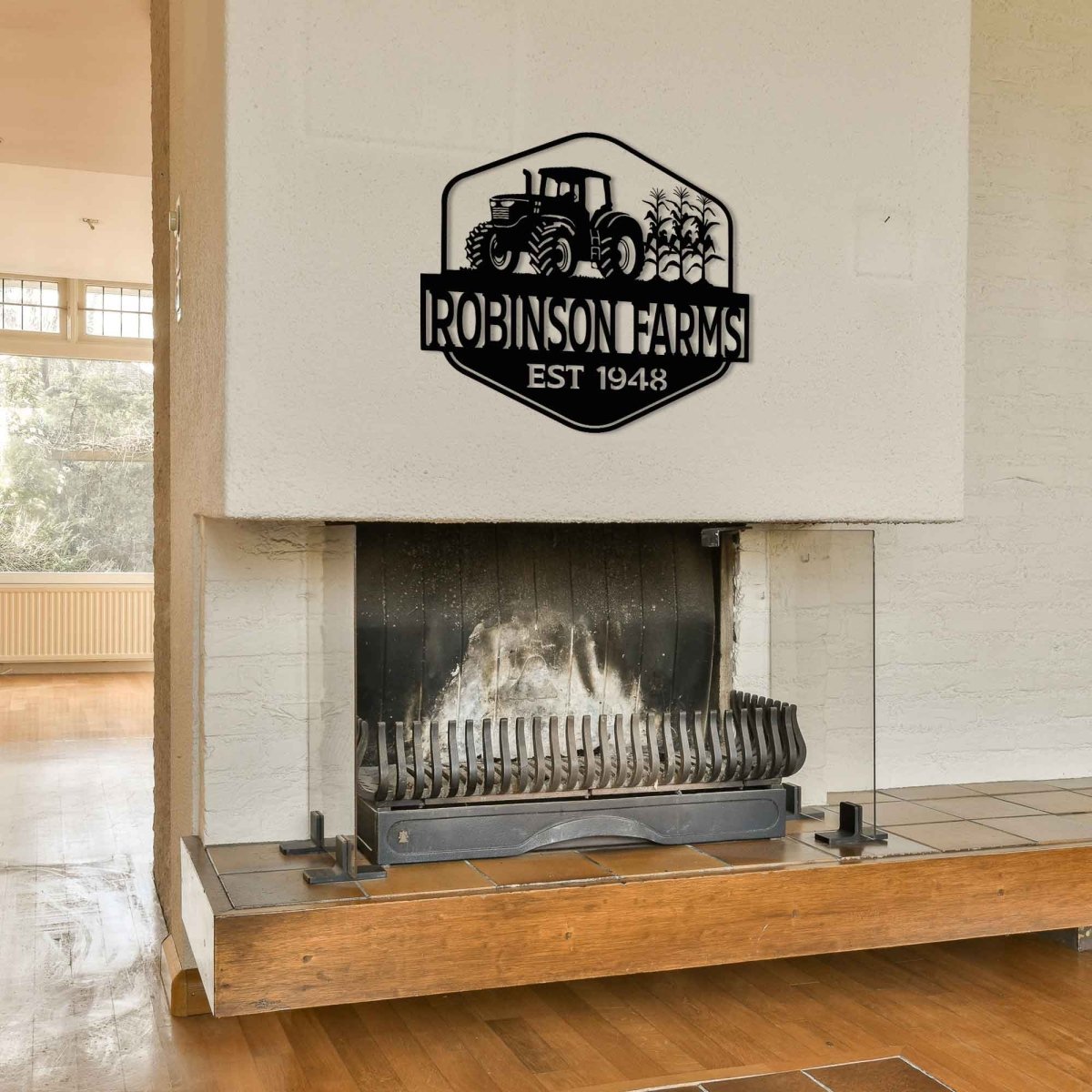 Tractor Metal Sign with Name - Image 5