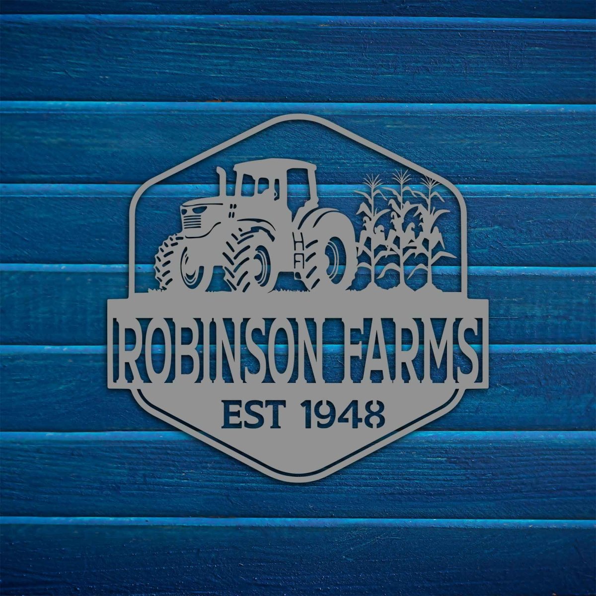 Tractor Metal Sign with Name - Image 7
