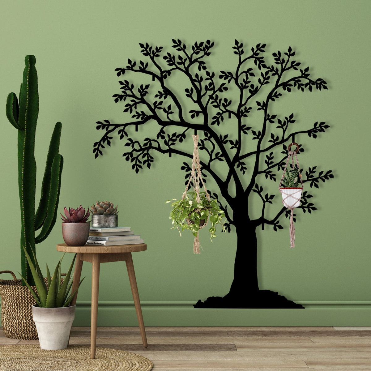Tree of Life Metal Wall Coat Rack - Image 3