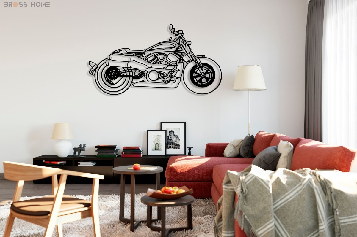 Your Custom Motorcycle Metal Silhouette Wall Art - Image 3